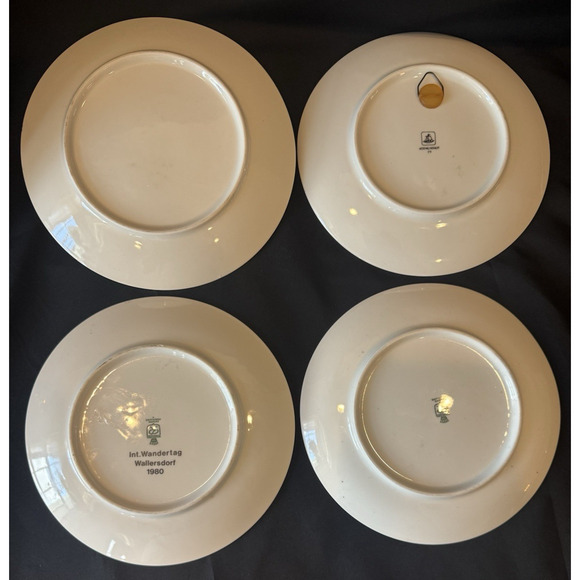 Vintage German Collector Plates Lot 13 Plates 7 1/2" Wandertag Animals Travel - Picture 3 of 9